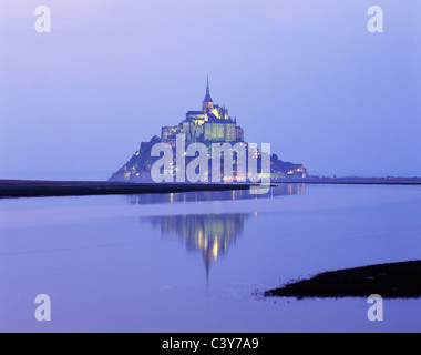 FRANKREICH NORMANDIE MONT ST MICHEL Stockfoto