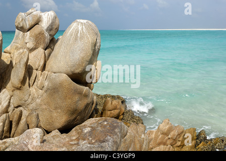 Bucht, Qalansiyah, Socotra Island, Indischer Ozean, UNESCO World Heritage site, Jemen, Arabien, Nahost, Küste, Küste, Landschaft Stockfoto