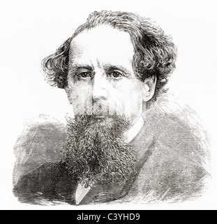 Charles John Huffam Dickens, 1812 bis 1870. Englischer Schriftsteller. Stockfoto