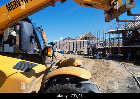 Neue Wohnanlage in Essex Thames Gateway Regeneration Area East London. Stockfoto