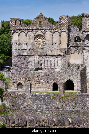 Bischofspalast auf dem Gelände der Kathedrale von St. Davids, Pembroke, Wales Stockfoto