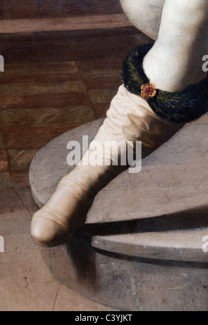 Detail: Esther vor Ahasverus von Artemisia Gentileschi, Stockfoto