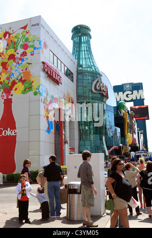 Welt von Coca-Cola Store am Las Vegas Strip Stockfoto