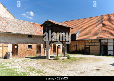 Altbau, Architektur, außen, outdoor, Bauernhaus, BRD, Bundesrepublik, Deutsch, Deutschland, draussen, draußen, europäisch, E Stockfoto