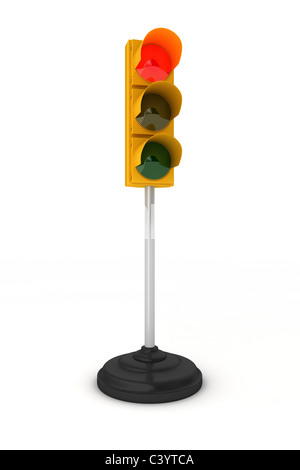 Rote Ampel Stockfoto