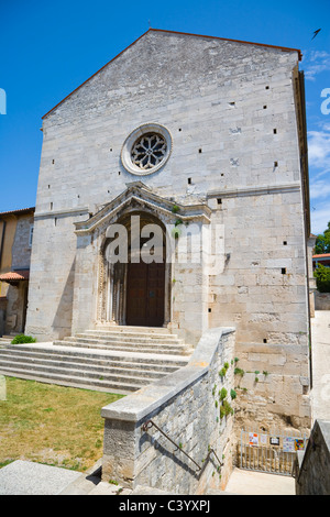 Kirche und Kloster des Heiligen Franziskus, Crkva ich Samostan Sv Franje, Pula, Istrien, Kroatien Stockfoto