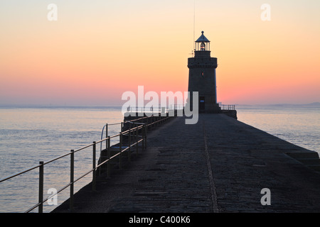 St Peters Leuchtturm bei Sonnenaufgang Stockfoto