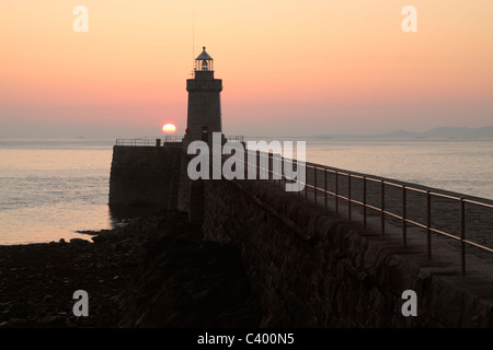 St Peters Leuchtturm bei Sonnenaufgang Stockfoto