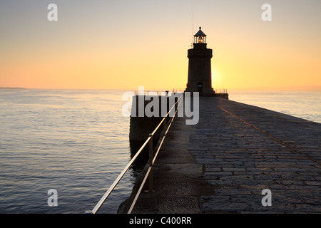 St Peters Leuchtturm bei Sonnenaufgang Stockfoto