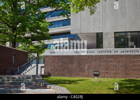 Das American Institute of Architects, Washington DC Stockfoto