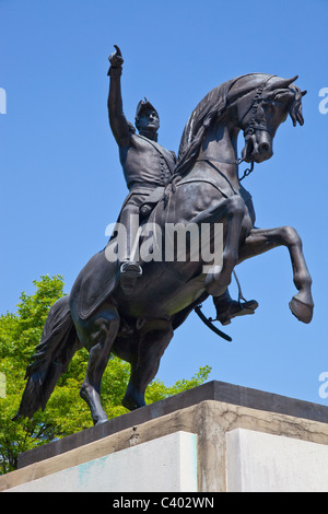 Statue von General José de San Martin in Washington, D.C. Stockfoto