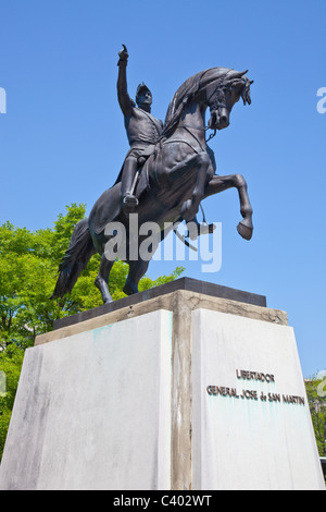 Statue von General José de San Martin in Washington, D.C. Stockfoto