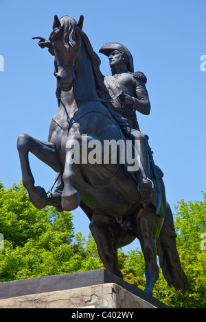 Statue von General José de San Martin in Washington, D.C. Stockfoto