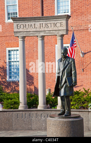 Thurgood Marshall Statur, Annapolis, Maryland, USA Stockfoto