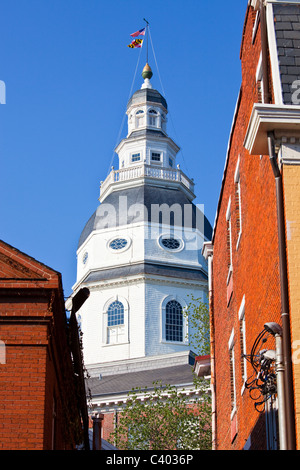 State House Square, Annapolis, Maryland, USA Stockfoto