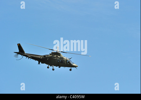 A-109 Agusta / AgustaWestland AW109 Hubschrauber der belgischen Air Komponente im Flug, Belgien Stockfoto