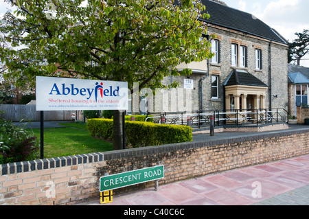 Abbeyfield House geschützte Unterkunft in Beckenham, Kent Stockfoto