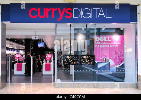 Currys digital tv Fernsehen Medien Multi hi Fi Stockfoto