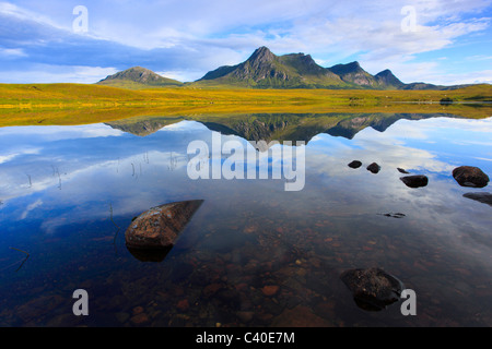 Am Abend, am Abend Stimmung, Körper Ben Loyal, Berg, Berge, Berge, Wasser, Gipfel, Berggipfel, Highland, Highland, Highlands Stockfoto