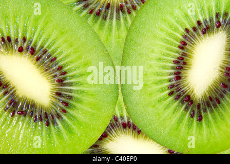Kiwi-Scheiben Stockfoto