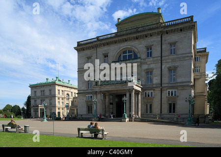 Industrielle Kultur, Friedrich Alfred Krupp, der Industriellenfamilie Krupp, ThyssenKrupp, Essen-Bredeney, Villa Hügel, Residenz, Stockfoto