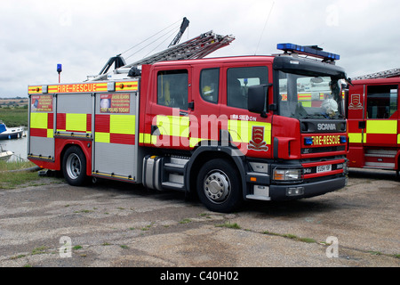 Scania 94 D 260 JDC Feuerwehrauto Stockfoto