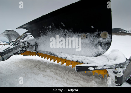 Pinne oder Mähbalken, Prinoth BR 350 Snowcat Pflege Maschine Stockfoto