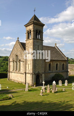 St. Lukas Kirche, Frampton Mansell, Gloucestershire, England, Vereinigtes Königreich Stockfoto