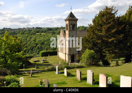 St. Lukas Kirche, Frampton Mansell, Gloucestershire, England, Vereinigtes Königreich Stockfoto