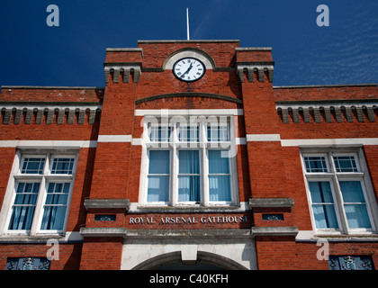 Royal Arsenal Torhaus, Woolwich, London Stockfoto