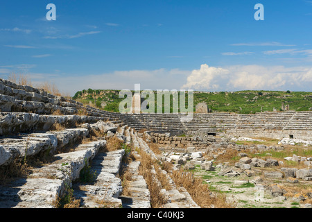 Türkische Riviera, Stadion, Ausgrabungen, Ruinen von Perge, Antalya, türkische Riviera, Türkei Stockfoto