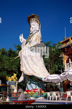 Asien, Bay, China, Drachen, Göttin, Hau, Holiday, Hong Kong, Hong Kong, Wahrzeichen, Repulse, Repulse bay, Meer, Statue, Tempel, Zinn, Stockfoto