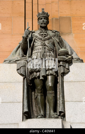 King George Melbourne Statue Stockfoto