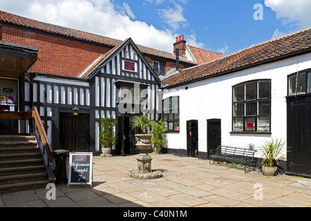 Maddermarket Theatre, entworfen von William Nugent Bligh Monck 1921, Norwich, Norfolk, England, UK. Stockfoto