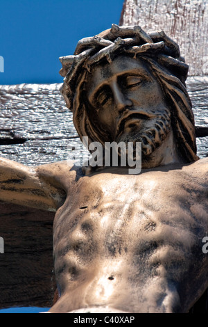 Jesus Christus am Kreuz Stockfoto