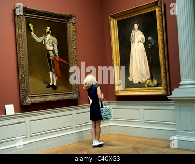 Édouard Manet Gemälde, Metropolitan Museum of Art, New York City Stockfoto