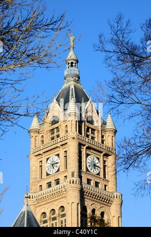 Der Stadtrat & Gebäude in Washington Square, früher die Hauptstadt des Bundesstaates. Salt Lake City, Utah, USA, Nordamerika Stockfoto