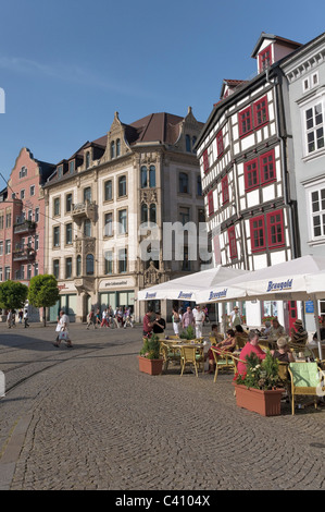 Bereich Aufnahme, BRD, Bar, Bundesrepublik, Café, Café-Haus, Kaffee, Germany, Dom platzieren, Erfurt, Europa, Gasthaus, catering-t Stockfoto