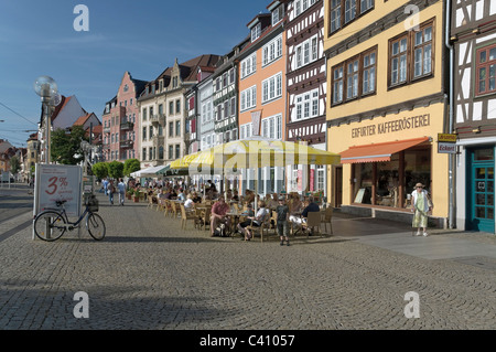 Bereich Aufnahme, BRD, Bar, Bundesrepublik, Café, Café-Haus, Kaffee, Germany, Dom platzieren, Erfurt, Europa, Gasthaus, catering-t Stockfoto