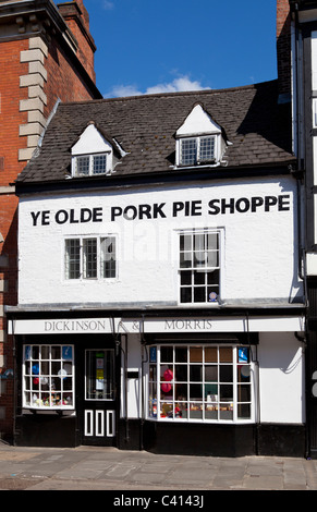 Melton Mowbray Ye Olde Pork Pie Shoppe Dickinson & Morris Leicestershire England GB UK EU Europa Stockfoto