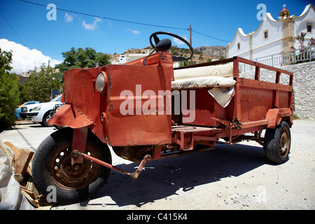 Die Stadt von Makry Gialos und umliegenden Gebieten in Süd-Kreta, Griechenland, Europa. Stockfoto