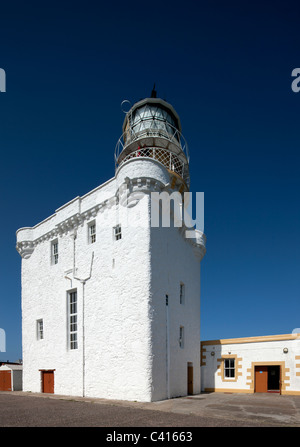 Sonnigen Blick auf das Museum der schottischen Leuchttürme Kinnaird Head Fraserburgh, Aberdeenshire, Schottland Stockfoto