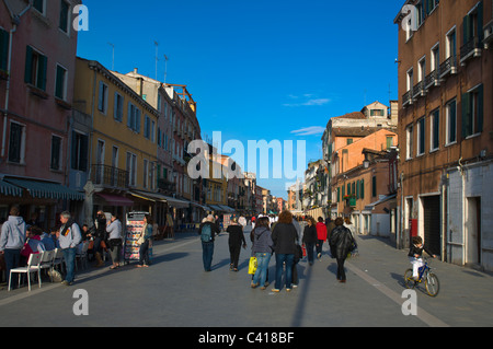 Via Garibaldi-Straße Castello Bezirk Venedig Italien Europa Stockfoto