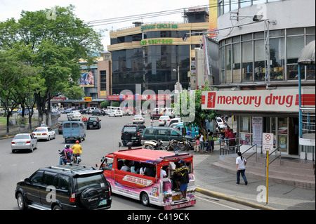 Osmena Circle Fuente Cebu City Philippinen Stockfoto