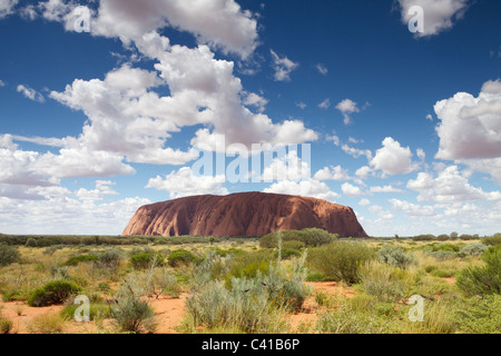 Ayers Rock - Uluru - Red Rock im Herzen des outback Stockfoto