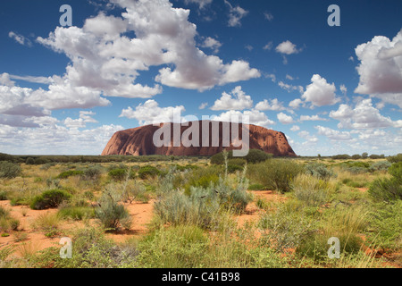 Ayers Rock - Uluru - Red Rock im Herzen des outback Stockfoto