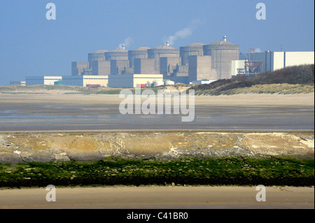 Gravelines Nuclear Power Station, Nord, Nord-Pas-de-Calais, Frankreich Stockfoto