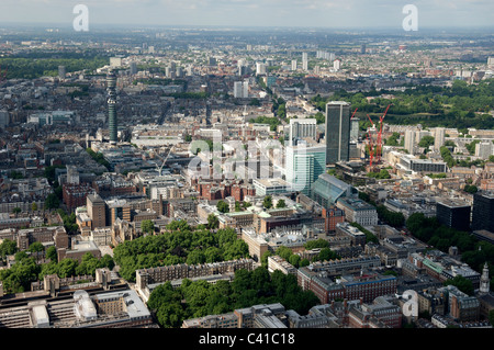 London Euston und Marylebone Road-Bereich. Stockfoto