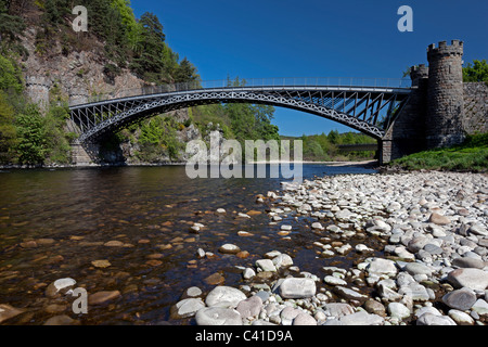 Thomas Telford Brücke über den River Spey in Craigellachie, Stockfoto