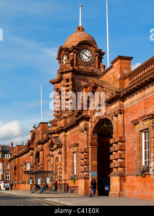 Nottingham Railway Station England UK von Albert Edward Lambert Edwardian neobarocke Stil entworfen und öffnete im Jahre 1904 Stockfoto